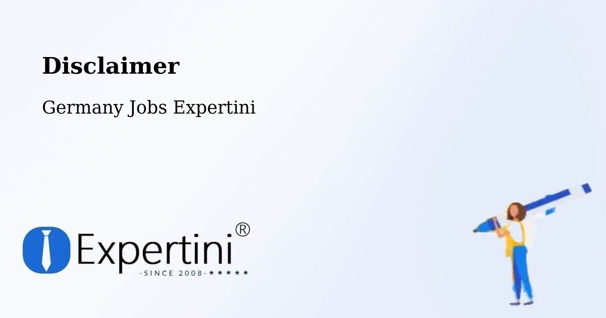 Disclaimer – Meckenheim - Germany Jobs Expertini